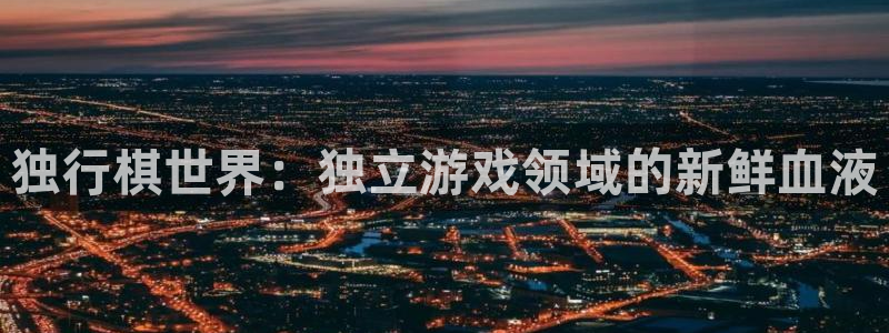 天美娱乐平台负责人：独行棋世界：独立游戏领域的新鲜血液