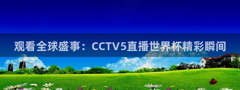 51视频在线直播nba：观看全球盛事：CCTV5直播世界杯精彩瞬间